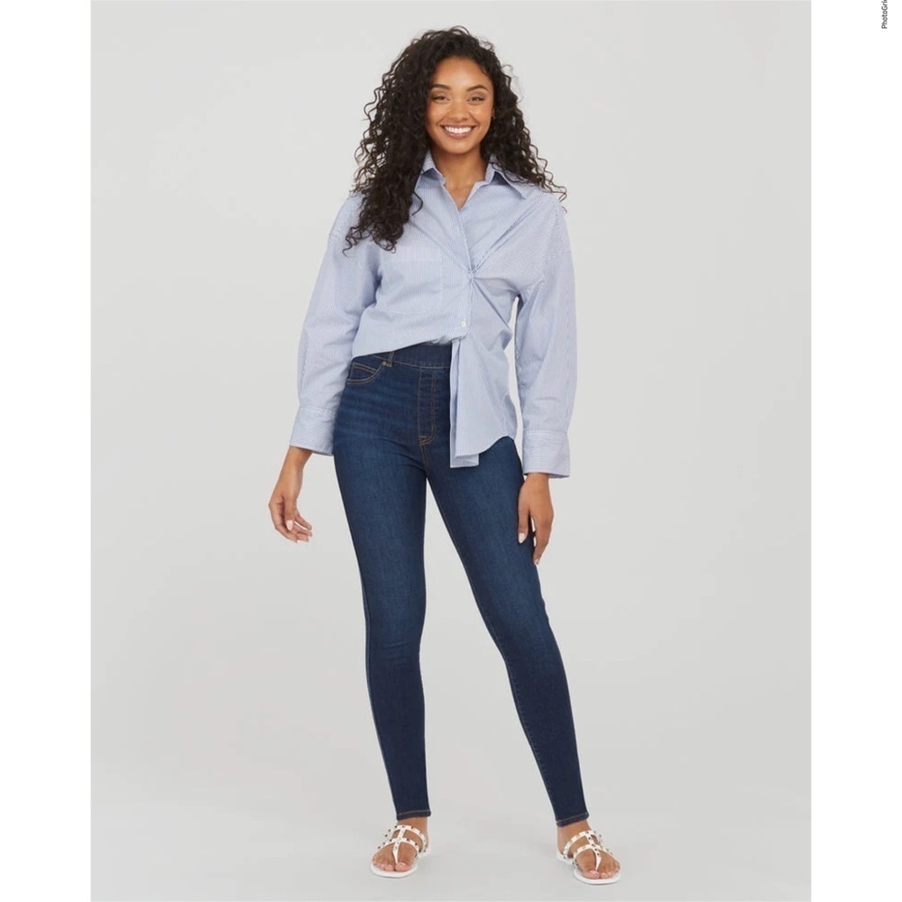 SPANX ankle skinny jeans blue size XLARGE